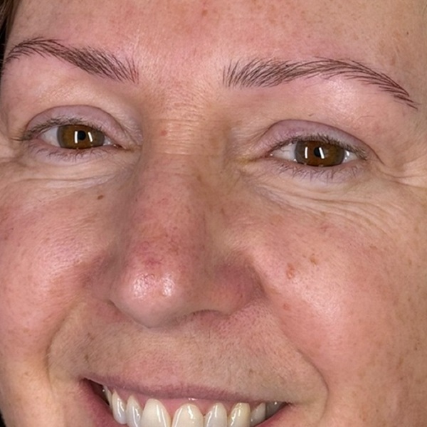 Hyper realistic brows after Cambridge beauty salon
